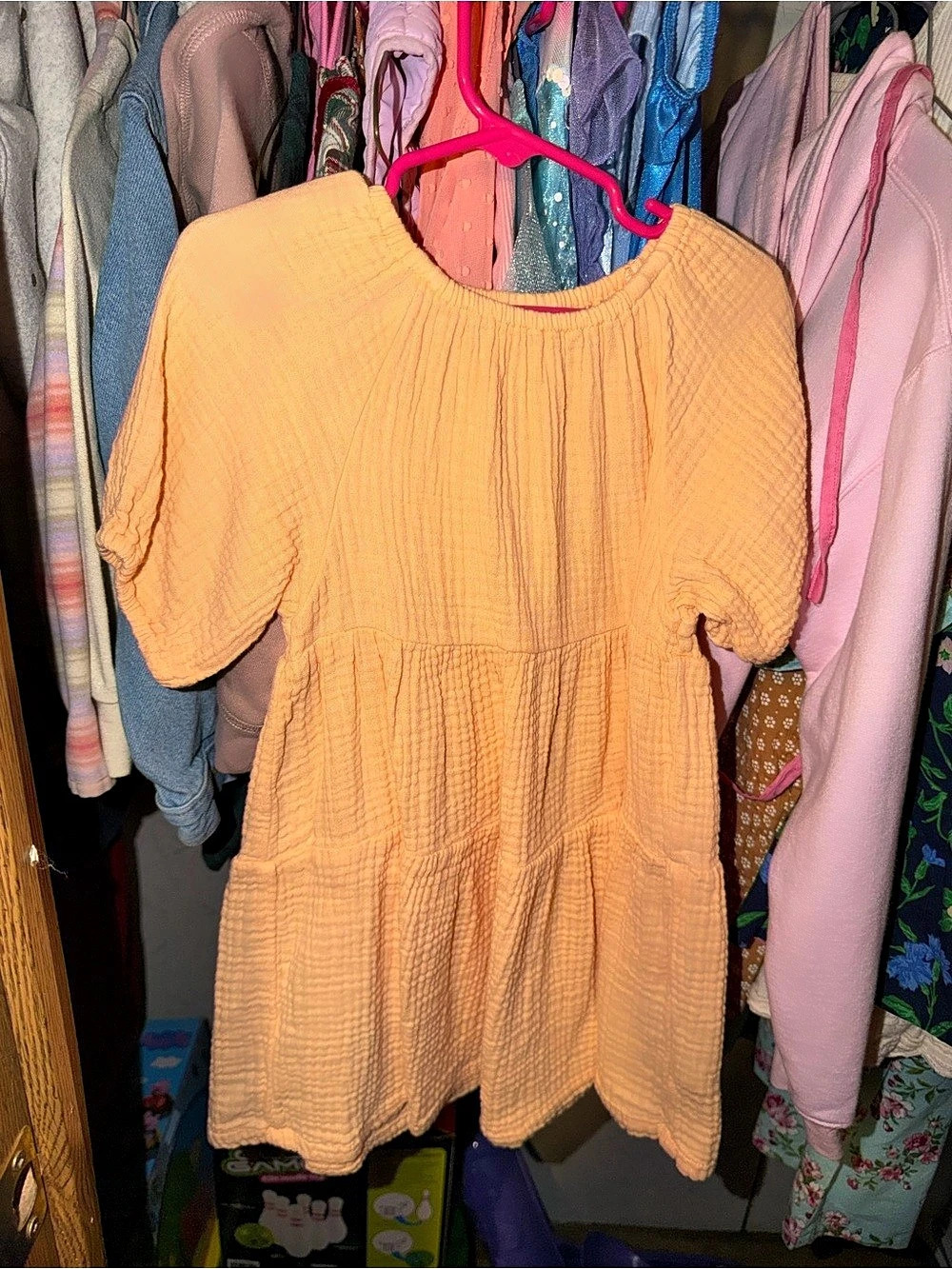 Little Planet by Carter's Orange Casual Dress